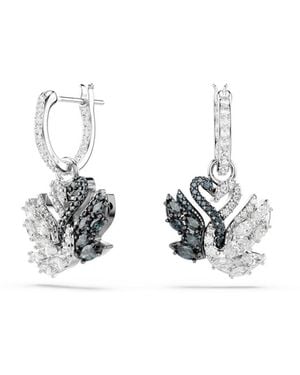 Swarovski Swan Black - White