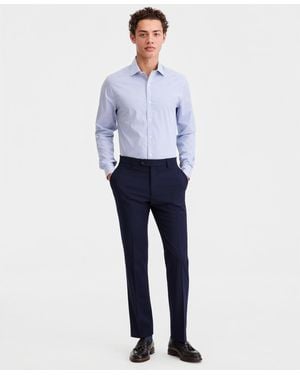 Tommy Hilfiger Modern-fit Wool Th-flex Stretch Suit Separates Pant - Blue