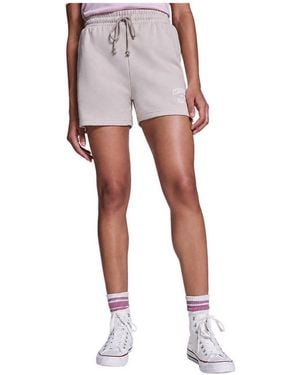 Converse All Star High-rise French Terry Athletic Shorts - White