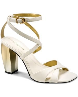Donna Karan Brooklyn Strappy Sandals - Metallic