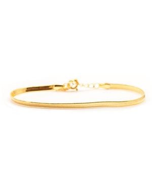 Salty Cali Herringbone Bracelet - Metallic