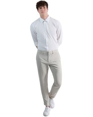 Kenneth Cole Slim-fit Knit Pants - Gray