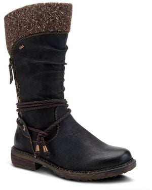 Spring Step Acaphine Water-resistant Booties - Black