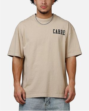 carre Dice College T-shirt - Natural