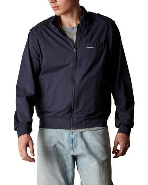 Members Only Big & Tall Athletic Club Jacket - Black