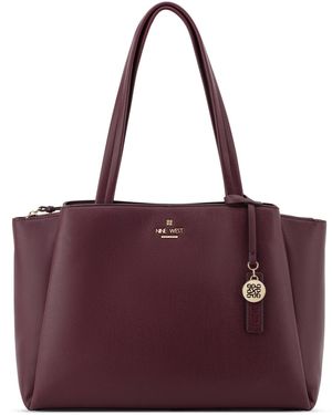 Nine West Luela Tech Extra-large Tote Handbag - Purple