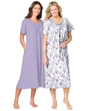 Only Neccessities Only Necessities 2-pack Bib Gown - Purple
