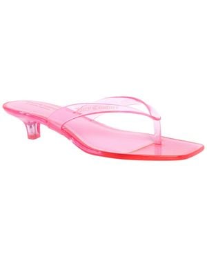 Juicy Couture Jelly Candy Thong Sandals - Pink