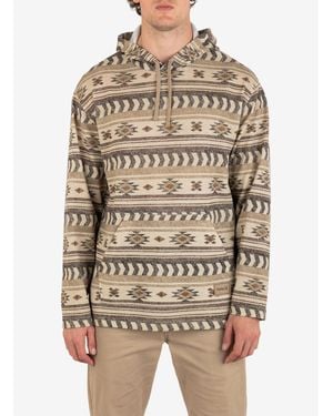 Hurley Og Hooded Poncho Sweatshirt - Brown