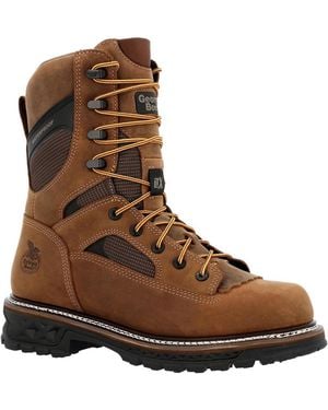 Georgia Boot Ltx Logger 9" Waterproof Work Boot - Brown