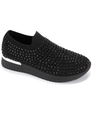 Kenneth Cole Cameron Jewel Lifestyle Jogger Casual And Fashion Sneakers - Black