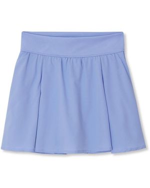 Lands' End Girls Active Pleated Skort - Blue