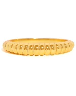 Girls Crew Plated Isla Mujeres Croissant Ring - Yellow