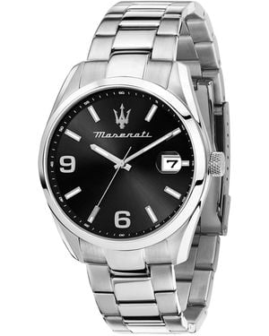 Maserati Date Metal Band Watch - Gray