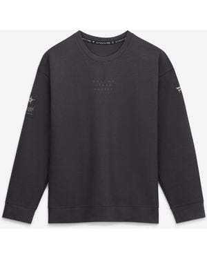 Fanatics Charcoal Dallas Stars Authentic Pro Road Tri-blend Sweatshirt - Blue