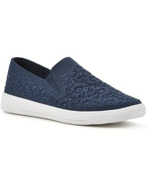 White Mountain Unit Slip On Sneakers - Blue