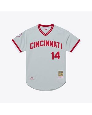 Mitchell & Ness Pete Rose Cincinnati Reds 1976 Authentic Jersey - Gray