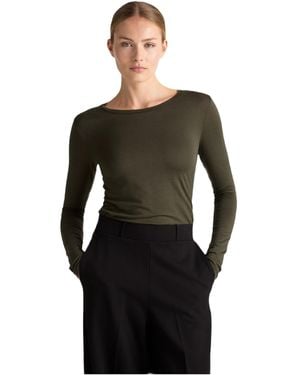 Residus Celon Fitted Long-sleeve Top - Black