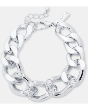 INC International Concepts Crystal Chain Bracelet - Metallic