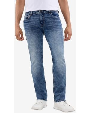 Xray Jeans Slim Fit Silicone Back Pocket Jeans - Blue