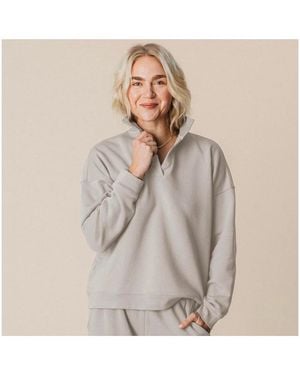 Ocio Organic Cotton Teddy Polo Crew - Natural