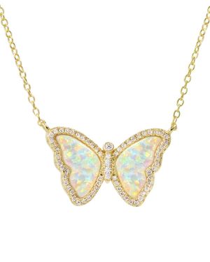 KAMARIA Butterfly Necklace - Metallic