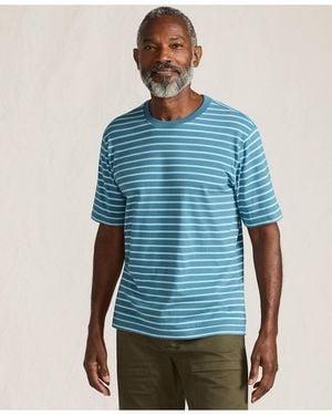 Lands' End Super-t Short Sleeve T-shirt - Blue