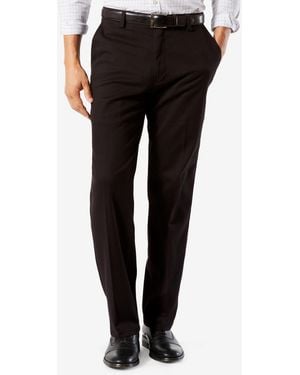 Dockers Easy Classic Fit Khaki Stretch Pants - Black
