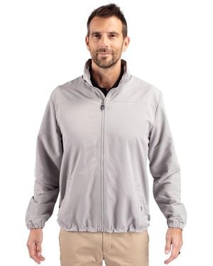 Cutter & Buck Charter Eco Knit Recycled Full-zip Jacket - Gray