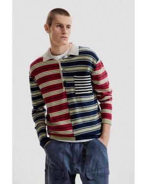 Desigual Striped Sweater - Red