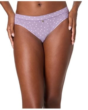 Maidenform Soft Stretch Mid Rise Bikini Panty - Pink