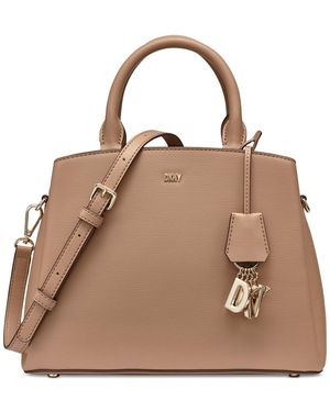 DKNY Paige Medium Satchel With Convertible Strap - Brown