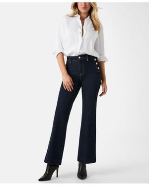 Guess New Faye High-rise Bootcut Jeans - Blue