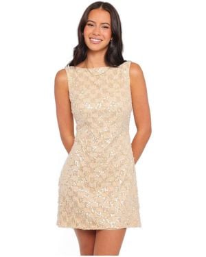 Petal & Pup Pasha Mini Dress - Natural