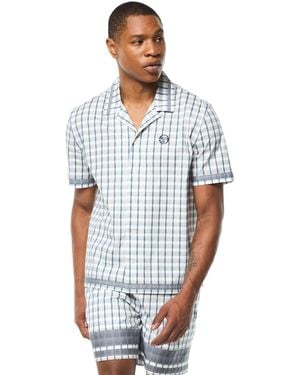 Sergio Tacchini Quadretto Cabana Shirt - White