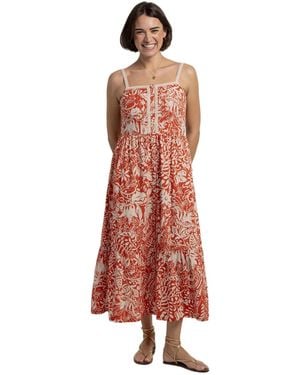 Brakeburn Catarina Maxi Dress - Red