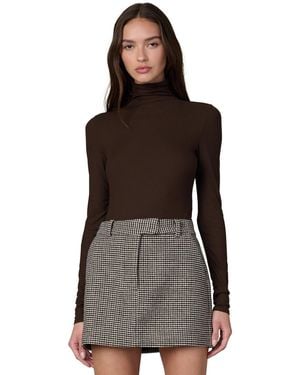 Joe's Jeans The Tony Long-sleeve Turtleneck Knit Top - Brown