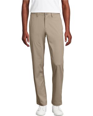 Lands' End Big & Tall Flex Golf Pant - Natural