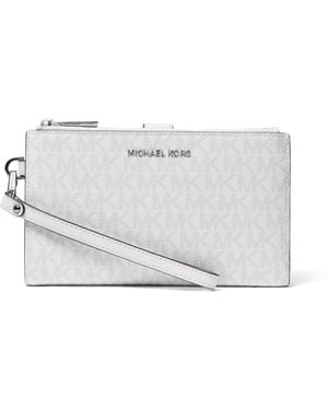 Michael Kors Michael Jet Set Double Zip Wristlet - Metallic