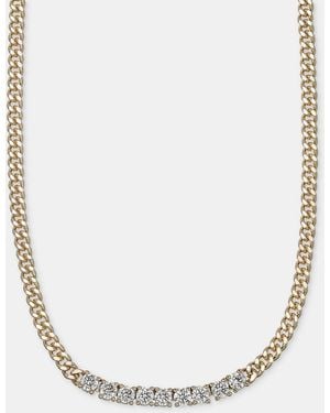 DKNY Tennis Collar Necklace - Metallic