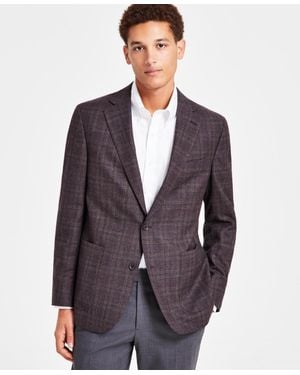 Brooks Brothers B By Classic-fit Wool Blend Sport Coat - Purple