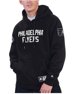 Starter Philadelphia Flyers Hat Trick Pullover Hoodie - Blue