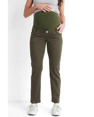 Hello Miss Maternity Straight Leg Pants - Green