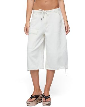 Edikted Camo Cargo Bermuda Shorts - Gray