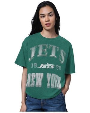 Starter New York Jets Oversized Hall Of Fame T-shirt - Green