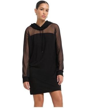 MARCELLA Park Hoodie Dress - Black