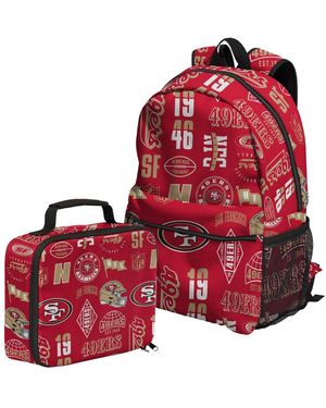 Outerstuff San Francisco 49ers Backpack And Lunchbox Set - Red