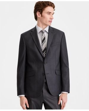 Kenneth Cole Techni-cole Suit Separate Slim-fit Suit Jacket - Blue