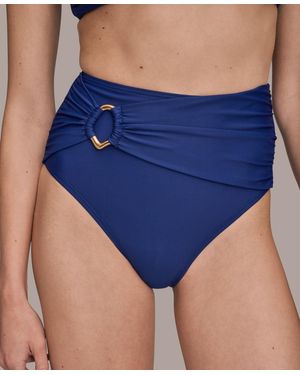 Donna Karan Donna Karan High-waist Bikini Bottoms - Blue