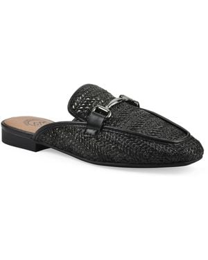 White Mountain Bobbin Slip-on Mules - Black